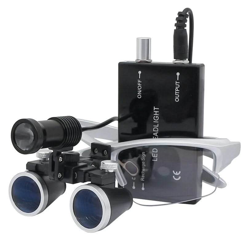 Precision Vision Headband Magnifier with LED Lighting