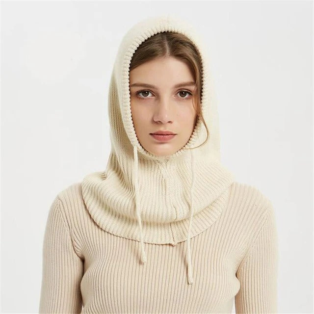 Woolen Hooded Beanie for Ultimate Cold Weather Comfort