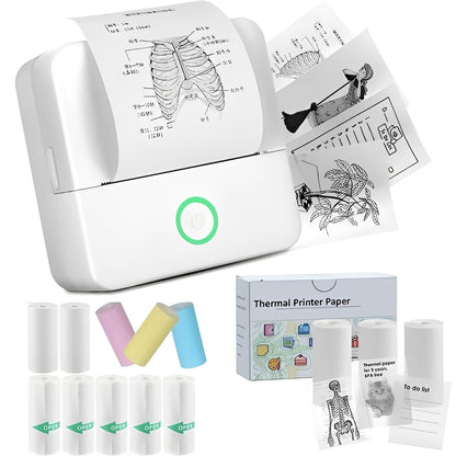 Portable Bluetooth Label and Sticker Printer for Instant Memories