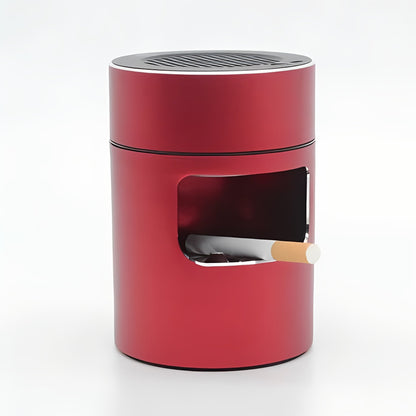 Compact Smokeless Ashtray with Advanced Filtration System