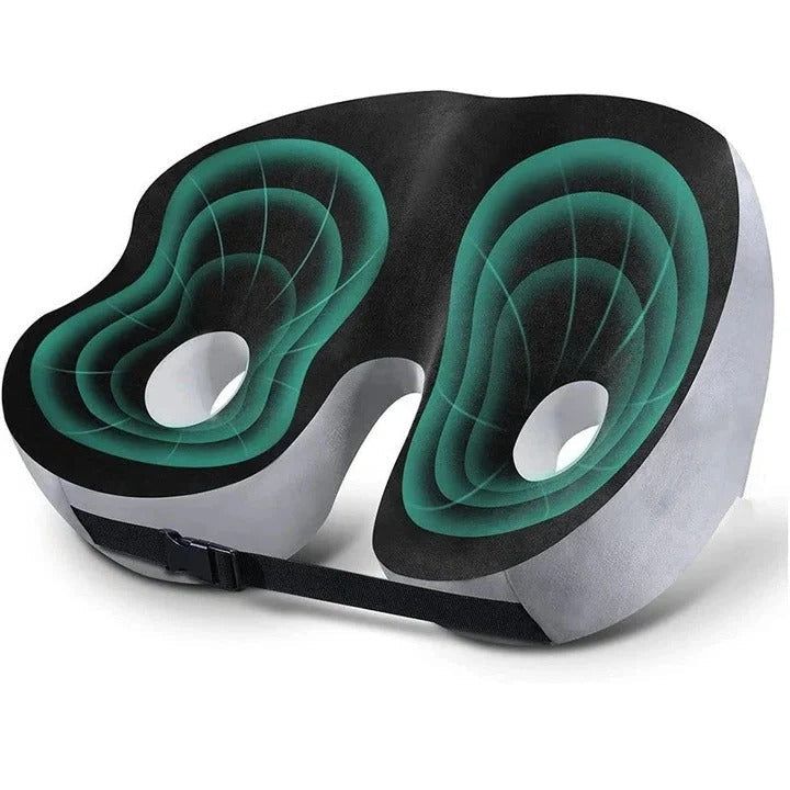 Ergonomic Memory Foam Seat Cushion with Custom Support