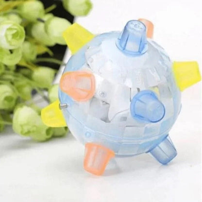 Vibrant Bouncing Ball for Dogs - Interactive Light-Up Plaything