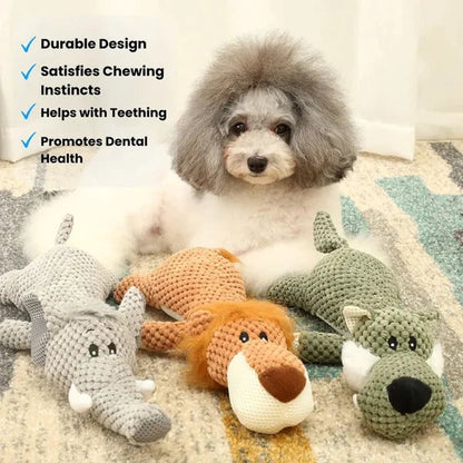 Durable Denim Chew Toy for Energetic Pups