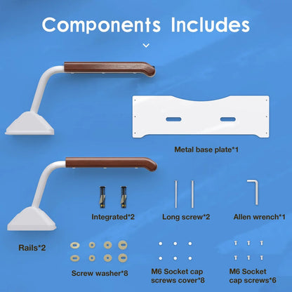 SafeLift Toilet Support System with Adjustable Handles