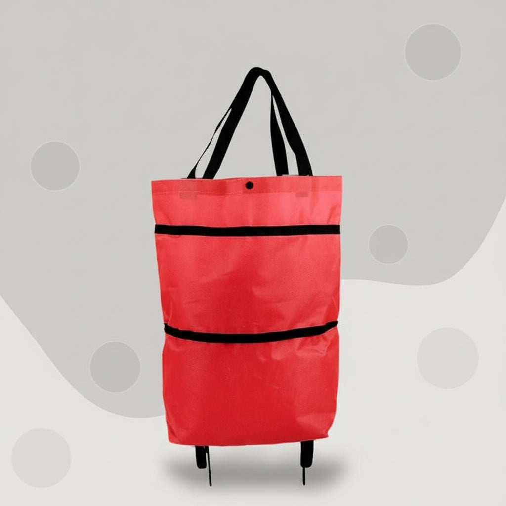Compact Rolling Grocery Bag for Effortless Transport