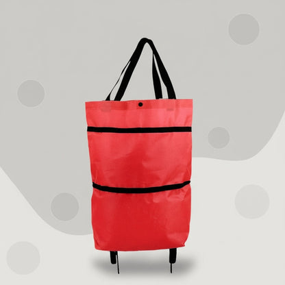 Compact Rolling Grocery Bag for Effortless Transport