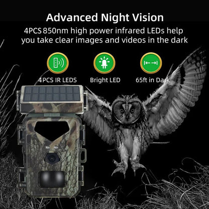 Eco-Friendly Outdoor Surveillance Camera with Infrared Vision