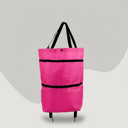 Compact Rolling Grocery Bag for Effortless Transport
