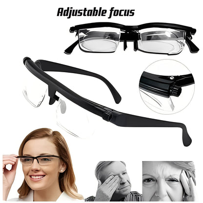 Versatile Focus Glasses with Easy Dial Adjustment