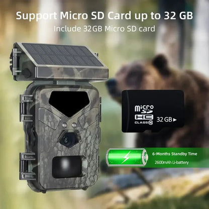 Eco-Friendly Outdoor Surveillance Camera with Infrared Vision