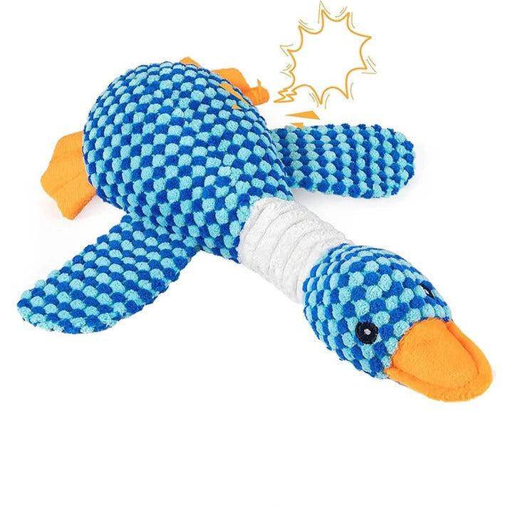 Durable Plush Dog Toy with Squeaker for Engaging Playtime