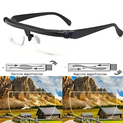 Versatile Focus Glasses with Easy Dial Adjustment