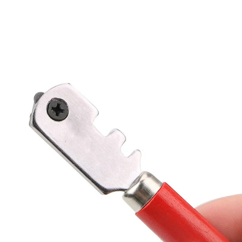 Precision Glass and Tile Scoring Tool with Weighted Design