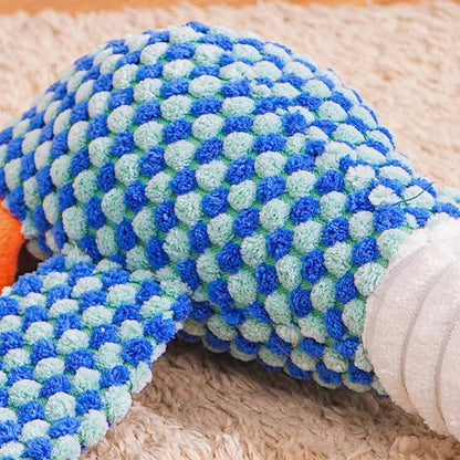 Durable Plush Dog Toy with Squeaker for Engaging Playtime