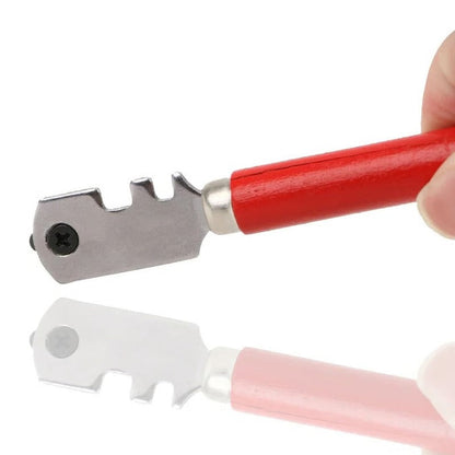 Precision Glass and Tile Scoring Tool with Weighted Design