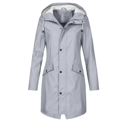 Stylish Women's Rain Jacket for All-Weather Protection