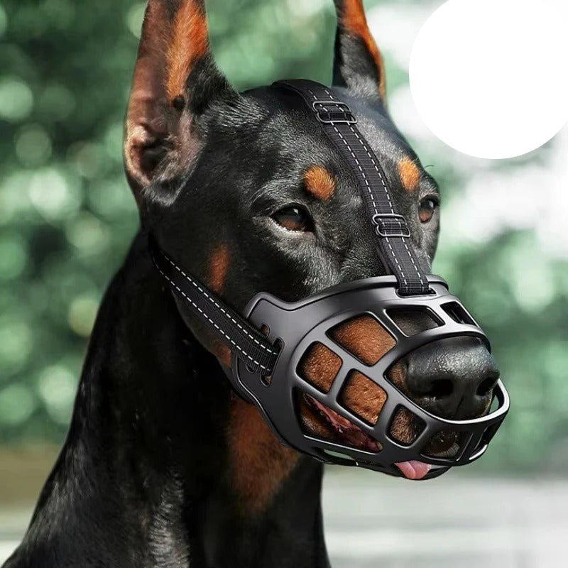 Airflow-Friendly Dog Muzzle with Custom Fit Straps