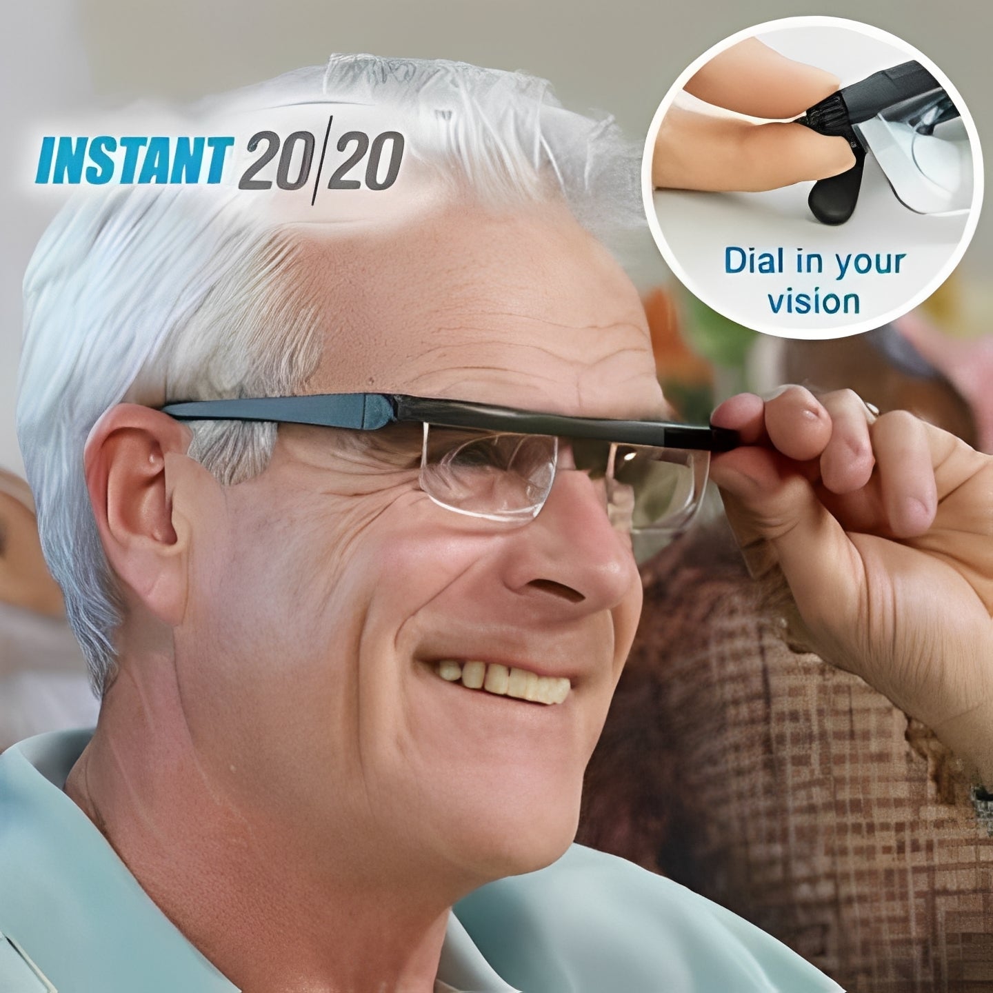 Versatile Focus Glasses with Easy Dial Adjustment
