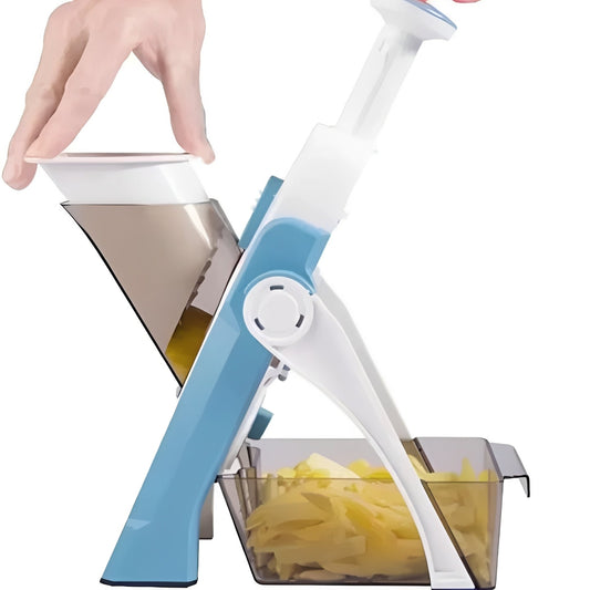Versatile Vegetable Cutter with Convenience Tray