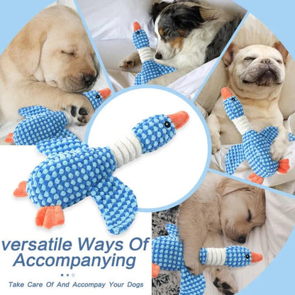 Durable Plush Dog Toy with Squeaker for Engaging Playtime