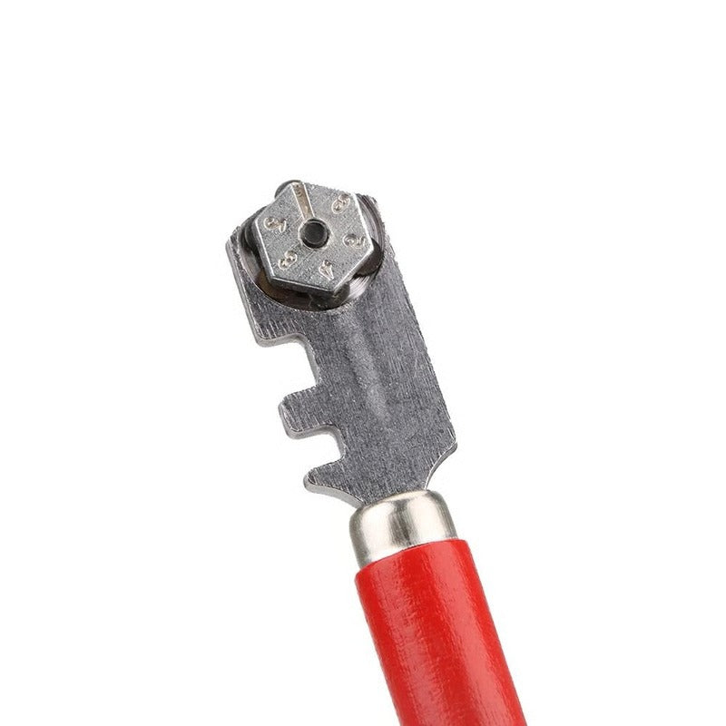 Precision Glass and Tile Scoring Tool with Weighted Design