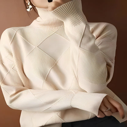 Luxurious Women's Oversized Cashmere Turtleneck Sweater
