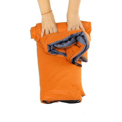 Ultra-Compact Camping Sleeping Bag with Versatile Blanket Feature