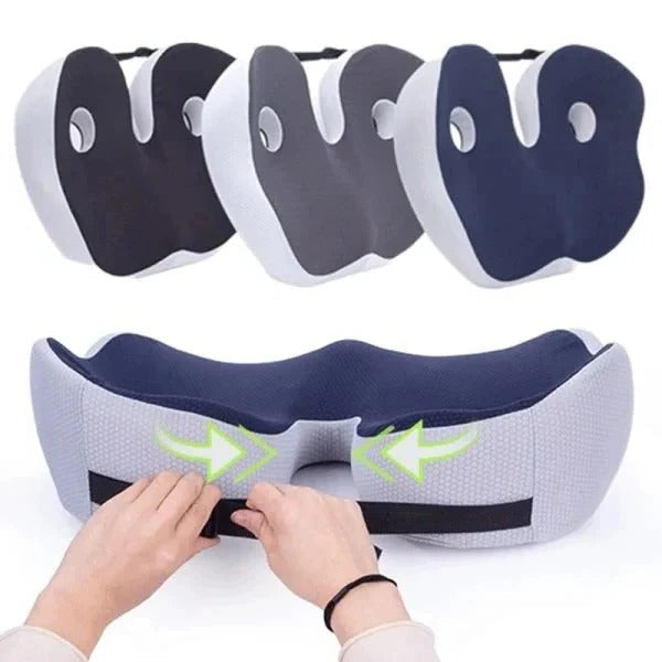 Ergonomic Memory Foam Seat Cushion with Custom Support