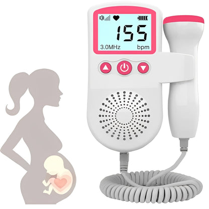 Portable Baby Sound Monitor with LCD Screen and Speaker