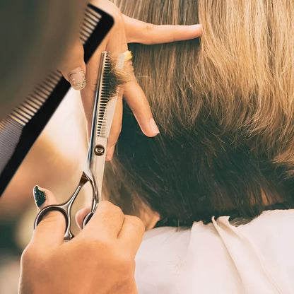 Professional Hair Cutting and Thinning Scissors Set with Accessories