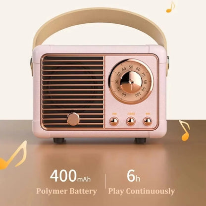 Chic Portable Bluetooth Speaker with Enhanced Bass Performance