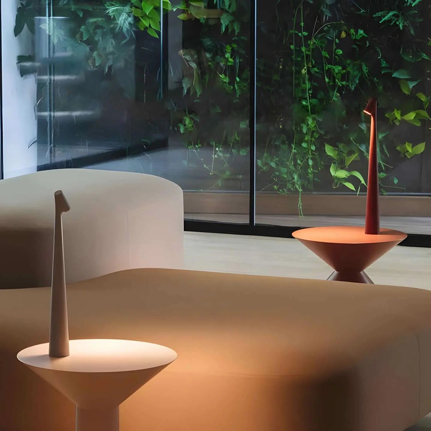 Portable Aluminum Desk Lamp with Adjustable Brightness & USB Charge