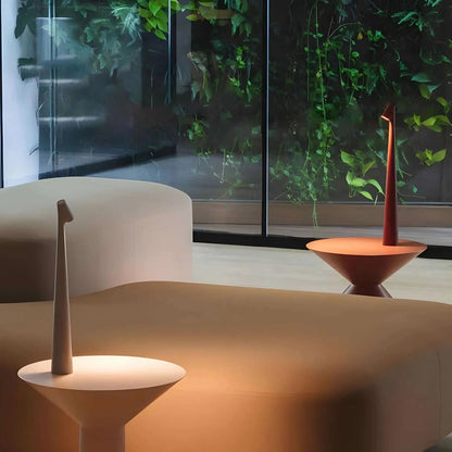 Portable Aluminum Desk Lamp with Adjustable Brightness & USB Charge