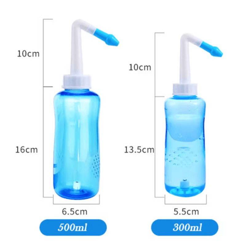 Precision Nasal Rinse Bottle with Adjustable Flow Control