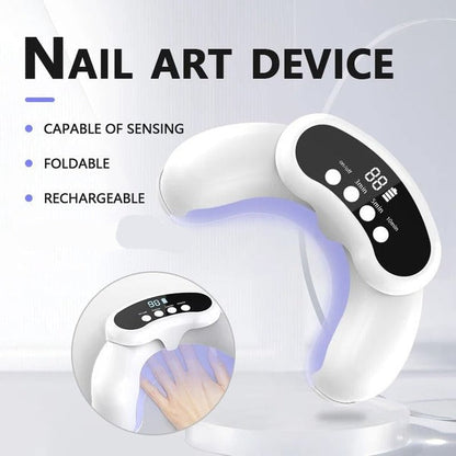 Compact Laser Nail Treatment Device for Home Use