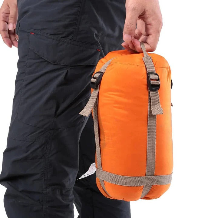 Ultra-Compact Camping Sleeping Bag with Versatile Blanket Feature