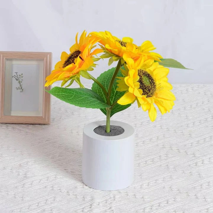 Charming Floral LED Night Light with Adjustable Brightness