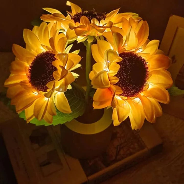 Charming Floral LED Night Light with Adjustable Brightness