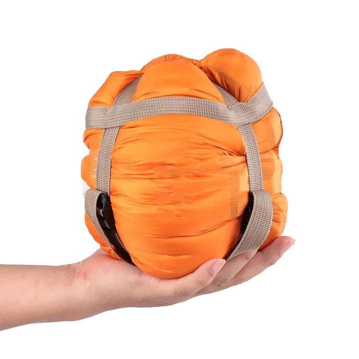 Ultra-Compact Camping Sleeping Bag with Versatile Blanket Feature
