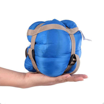 Ultra-Compact Camping Sleeping Bag with Versatile Blanket Feature
