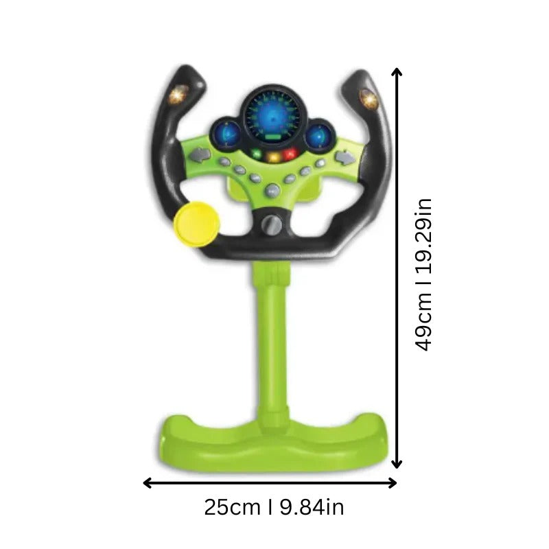 Adventure Steering Wheel for Kids with Interactive Features