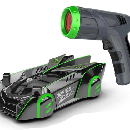 Gravity-Defying RC Car with Laser Guidance System