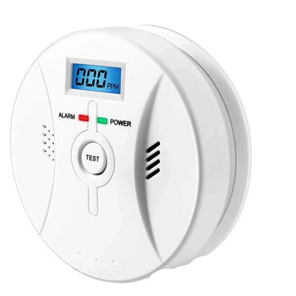 Smart Carbon Monoxide and Smoke Safety Alarm with LCD Display