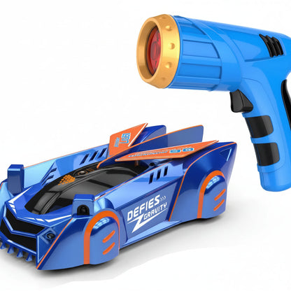 Gravity-Defying RC Car with Laser Guidance System