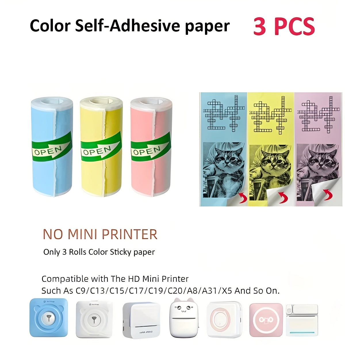 Portable Bluetooth Label and Sticker Printer for Instant Memories