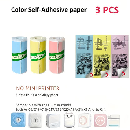 Portable Bluetooth Label and Sticker Printer for Instant Memories