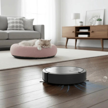 Smart Home Vacuum Robot with Advanced Filtration System