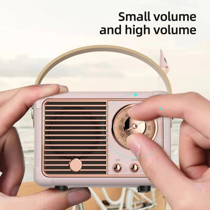 Chic Portable Bluetooth Speaker with Enhanced Bass Performance