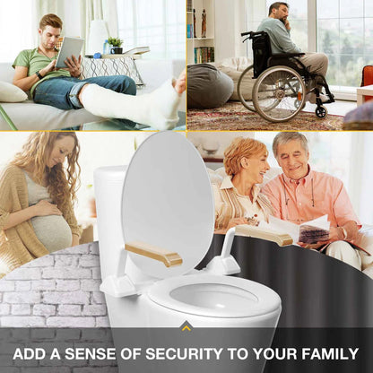 SafeLift Toilet Support System with Adjustable Handles