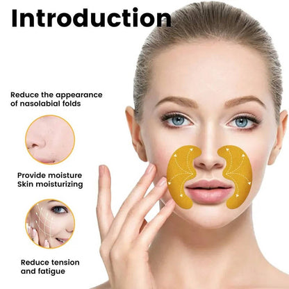 Nourishing Facial Patches for Smile Lines - 10 Count